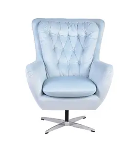 Chaise d'accent de conception moderne de fauteuil de salon de tapisserie d'ameublement de luxe pour le salon