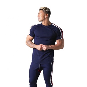 Venta al por mayor de verano gimnasio camisetas para hombres ropa del fabricante con logotipo personalizado ropa casual de talla grande de algodón Ajuste de gran tamaño - Product Image 1