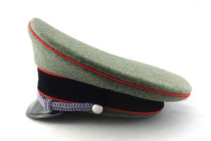 ขายส่งความต้องการที่กําหนดเองโลโก้คุณภาพสูง 100% ปกบังขนสัตว์ Unisex WW2 หมวกเยอรมัน - Product Image 3