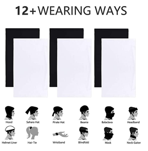 Bandana de haute qualité, prêt pour l'aventure, en coton respirant, texture douce, protection extérieure, coutures durables, usage décontracté et utilitaire - Product Image 4