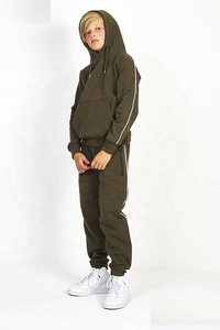 Ensemble de survêtement d'hiver 2-en-1 en molleton de coton pour homme, grande taille, avec haut et bas, pantalon de jogging et sweat à capuche - Product Image 2