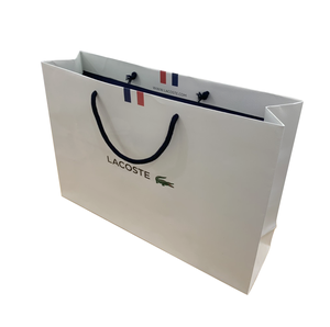 Sac en papier Kraft de luxe personnalisé OEM, 50 pièces, artisanat Shopping avec poignée - Product Image 1