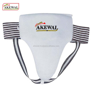 Protector Inguinal AKEWAL de Calidad Profesional Hecho de Cuero Vacuno Color Blanco para MMA, Kick Boxing, Muay Thai - Product Image 5