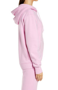 Sudadera con capucha para mujer, de algodón, ligera y cómoda, de Color sólido - Product Image 3