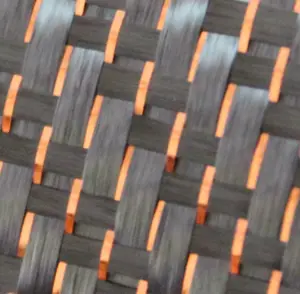 金属铜线碳纤维布