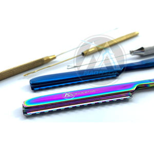 อุปกรณ์ต่อผมแหวนขนาดเล็กสีดำสีทองสีน้ำเงิน-คีมสแตนเลสสำหรับต่อผมแบบเทป - Product Image 5