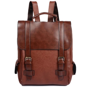 2020 new fashion design <b>college</b> school men's girls pure leather <b>backpack</b> cross body high quality custom logo new design - Product Image 6