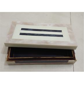 Boîte de bague de logo personnalisé de luxe ensemble de boucles d'oreilles bijoux bracelets pendentifs en résine noir rouge haut blanc bleu foncé articles en peluche pièces - Product Image 2