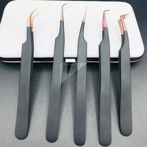 แหนบต่อขนตาสแตนเลสอเนกประสงค์แบบญี่ปุ่นคุณภาพสูงปรับแต่งโลโก้ได้ตามต้องการ - Product Image 2