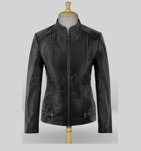 Veste en cuir 2021 cuir de vache pour hommes, tous les couleurs, fermeture éclair, collection d'hiver, nouvel arrivage - Product Image 1
