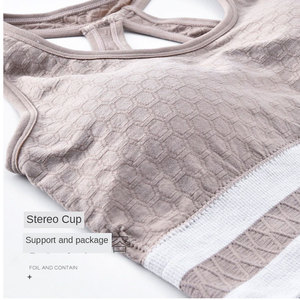 Ensemble de sport Sexy pour femmes, vêtements de gymnastique, soutien-gorge Fitness, à haute élasticité, de Yoga - Product Image 6