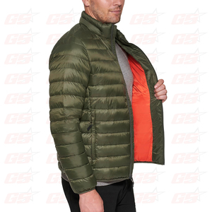 Piumino imbottito maschio esterno <span class=keywords><strong>con</strong></span> Logo personalizzato OEM cappotto caldo da uomo invernale - Product Image 2