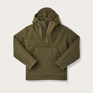 Melton Len 14Oz anorak Mùa Đông Mùa Mát Mẻ Len Áo Gió Nặng Lót Nhanh Chóng Khô Áo Khoác Thoáng Khí - Product Image 2