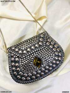 กระเป๋าคลัทช์สุดหรูสำหรับออกงานกลางคืนทำจากโลหะโมเสก - Product Image 6