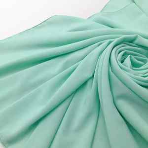 Hijabs en mousseline de soie de haute qualité pour femmes Propre conception Bawal Foulards musulmans Printemps Saison Vile Plain Chiffons - Product Image 3