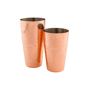 ชุดแก้วน้ำดื่มสองขนาดทำด้วยมือแก้วทองแดงสำหรับเสิร์ฟนม - Product Image 1