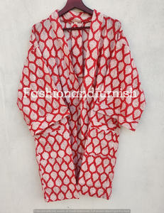 Vintage style 100% Coton kimono Robes - Product Image 3