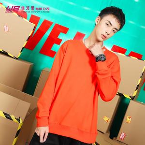 Sweat-shirt noir à col ras du cou 2021 coton, vêtement uni, blanc éponge, vente en gros usine française, 100% - Product Image 5