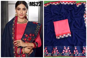 Nouveau Dernier Moderne Saisonnable Porter Satin Soie Saree Avec Contras Blouse Pièce Indien Femmes Porter Sari Bas Prix En Gros Surat - Product Image 2