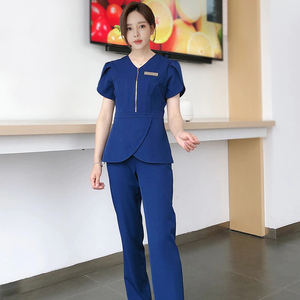 Uniforme para personal de Hospital y salón de belleza, ropa de trabajo profesional, con diseño de mariposa, para tienda de mascotas - Product Image 4