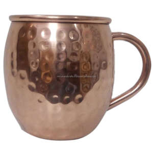 HAMMERED PURE COPPER <b>LARGE</b> <b>MUG</b> - Product Image 2