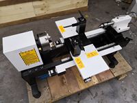Machine pour fabrication de perles, 4 axes, deux couteaux, lames, multifonctions, mini mocn, bois, lames, tour