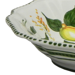 Bát Sứ Tròn 30CM/11,8in Với Chanh Và Lá Thiết Kế Thủ Công Tại Ý - Product Image 6