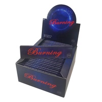 Papier à rouler Kingsize en gomme arabique naturelle à combustion lente, sans OGM, en papier de riz blanc, anti-bouclage, pour emballage alimentaire - Ventes Flash