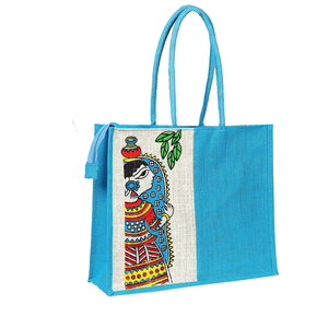 2024 Best New Eco-friendly Biodegradable <b>Jute</b> Carry <b>Bag</b> Handmade Multipurpose Zip Handle Top Sales in India for Promotions - Product Image 5