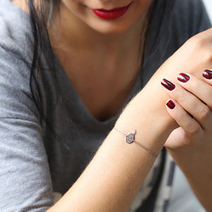 สร้อยข้อมือสับปะรด Cirine หินออกแบบผลไม้สร้อยข้อมือขายส่งตุรกีแฮนด์เมด925เครื่องประดับเงินสเตอร์ลิง - Product Image 2