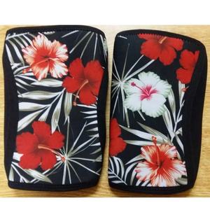 Manchon de genou d'haltérophilie en néoprène de taille personnalisée 7 mm Protection et compression d'haltérophilie avec logo personnalisé - Product Image 3