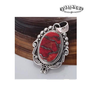 El mejor precio en la India Estilo vintage Juegos de colgantes de plata esterlina Exportador a granel - Product Image 1