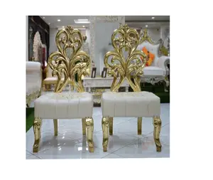 Sedie Chiavari in metallo dorato per eventi di nozze di lusso per feste