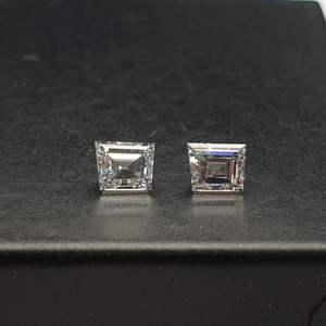 Lote Mixto de Diamantes Cultivados en Laboratorio, Corte Trapezoidal, Color D-E-F, Claridad VVS1, Forma de Fantasía, Muy Buena Simetría, 10 Moh's, 0.70-0.79 Quilates - Product Image 2