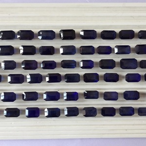 พลอยแซฟไฟร์สีน้ำเงินธรรมชาติเกรด AAA พลอยมรกตตัดด้วยใบรับรอง IGI เครื่องประดับผ่านการรับรองความร้อนเครื่องประดับอัญมณีหลวม - Product Image 5