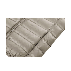 Veste matelassée à manches longues d'hiver tendance, taille plus, avec col montant, logo frontal, rembourrage en fibre de polyester - Product Image 5