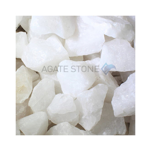 Vente en gros de pierre brute de quartz en cristal blanc Feng Shui de l'Inde pour la méditation, la fabrication de figurines et la décoration - Product Image 1