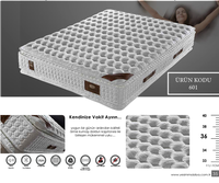 Matelas en mousse à mémoire de forme de haute qualité pour hôtel 5 étoiles avec housse amovible, antibactérien, hypoallergénique, pour chambre à coucher, maison, hôpital