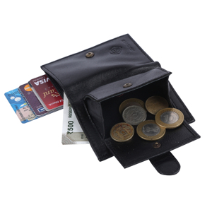 Best Selling Luxury Men's Genuine Leather RFID Blocking Wallet with <b>ID</b> Window and Credit Card <b>Holder</b> Available For Sale - Product Image 6