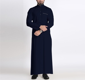 Oferta Especial: Thobe de Dubái con Bolsillo, Thobe Musulmán 2026, Hecho a Medida, Transpirable, Ligero, de Algodón, Thawb Árabe - Product Image 3