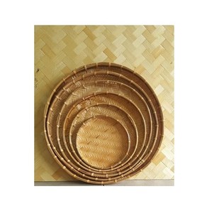 Cesta Redonda Plana de Bambú para Limpieza - Precio Favorable desde Vietnam - Product Image 1