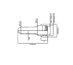 12g PET Preform 28mm 1881 PCO Neck para refrescos carbonatados (CSD) y botellas de bebidas - Product Image 3