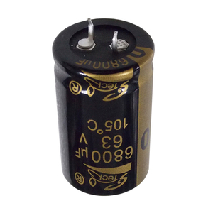 Condensateur électromagnétique en aluminium CD294, prise à clip 6800UF 63V pour application Audio, fabriqué à taïwan - Product Image 2