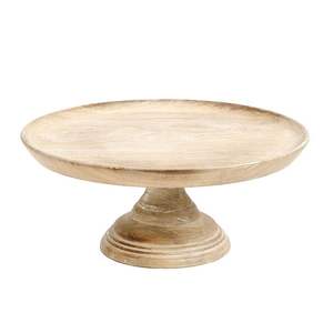 Support à gâteau en bois écologique de haute qualité Design indien élégant pour décor de table de mariage Meilleure vente support à dessert fantaisie - Product Image 5