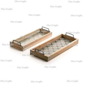 Bandeja de Desayuno de Diseño Clásico con Forma Cuadrada y Calidad Superior, Bandeja de Servicio de Tamaño Personalizado a los Precios Más Bajos - Product Image 5