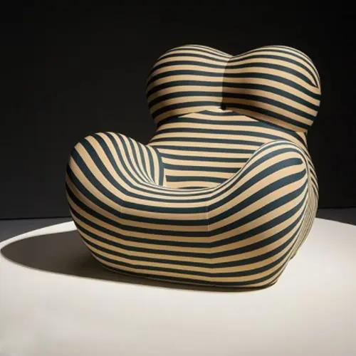 İtalyan tasarım Post Modern lüks deri kanepe accent sandalye Villa tasarım yeni moda İskandinav fantezi uyuyan salon kanepe sandalye