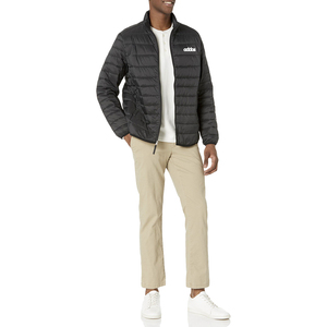 Chaqueta acolchada de alta calidad para hombre XL con capucha, logotipo impreso personalizado fino, abrigo de invierno profesional ligero, demanda del cliente - Product Image 3