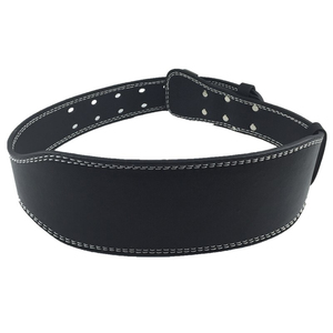 Ceinture de musculation réglable en cuir de vache durable et confortable pour la musculation et l'utilisation unisexe - Product Image 2