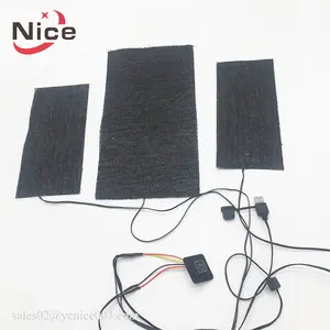 Flexible Electric Carbon Fiber Heating Element for Clothes