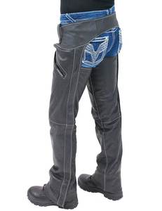 Pantalones de cuero de tiro bajo para hombre y mujer, ropa de carreras para montar a caballo, personalizado - Product Image 2